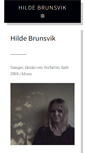 Mobile Screenshot of hildebrunsvik.no